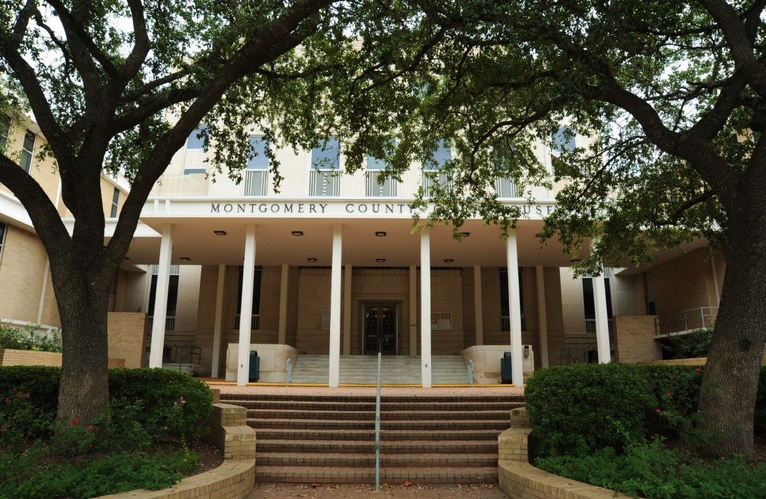 Conroe Texas Montgomery County Texas Courthouse